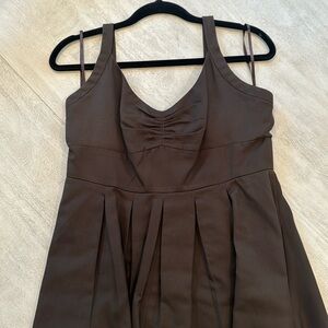 J.Crew halter dress with slightly flared skirt. Great dress for a special event!